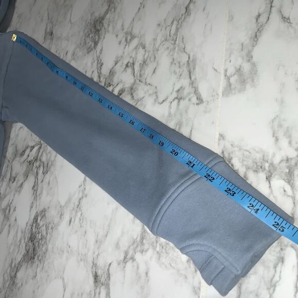 90 Degree By Reflex Blue Hoodie Sweater Jacket Women Zipper Pocket Size M - Picture 6 of 9